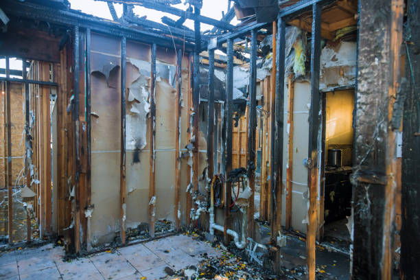 Professional Fire Damage Repair technician working in Gainesville, FL